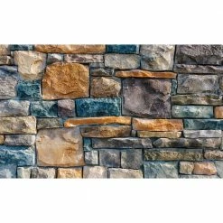 Biggies Masonry View - Weather Proof Scene for Window Wells or Wall Mural - 120 in. x 60 in