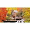 Biggies Waterwheel View - Weather Proof Scene for Window Wells or Wall Mural - 80 in. x 40 in. -Biggie Sales biggies window wells accessories bg ww wwl 80 64 1000
