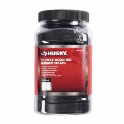 Husky Assorted Rubber Straps (10-Pieces)