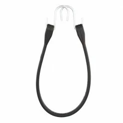 Husky 3/4 in. x 24 in. EPDM Rubber Tie-Down Strap With Steel Hook -Biggie Sales blacks husky bungee cords fh47228 40 1000