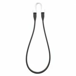 Husky 3/4 in. x 36 in. EPDM Rubber Tie-Down Strap with Steel Hook -Biggie Sales blacks husky bungee cords fh47229 40 1000