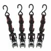 Husky 1 in. x 12 ft. Ratchet Tie Down With S Hook (4-Pack) -Biggie Sales blacks husky ratchet straps fh0829 64 1000 1