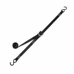 Husky 15 ft. x 1 in. Ratchet Tie-Down Strap with S-Hook -Biggie Sales blacks husky ratchet straps fh0867 40 1000
