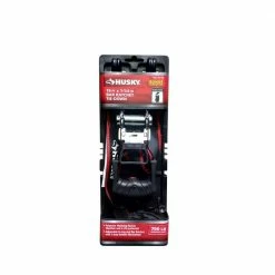 Husky 1-1/4 in. x 16 ft. Bar Ratchet Tie-Down Strap with J Hook and Mash Bag 11 Husky 1-1/4 in. x 16 ft. Bar Ratchet Tie-Down Strap with J Hook and Mash Bag -Biggie Sales blacks husky ratchet straps fh0874 c3 1000