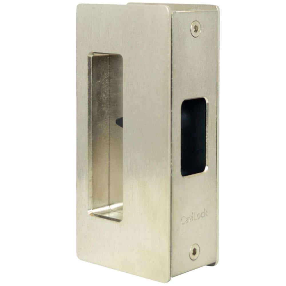 CS CAVITY SLIDER 200 Series CaviLock 1-3/8 in. Satin Nickel Magnetic Privacy Non-Handed Pocket Door Lock 3 CS CAVITY SLIDER 200 Series CaviLock 1-3/8 in. Satin Nickel Magnetic Privacy Non-Handed Pocket Door Lock
