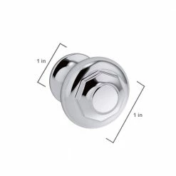 KOHLER Artifacts 1.1875 in. Polished Chrome Cabinet Knob -Biggie Sales kohler cabinet knobs k 72578 cp 40 1000