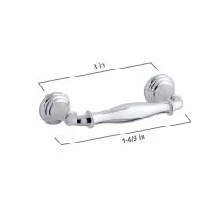 KOHLER Devonshire 3 in. Polished Chrome Drawer Pull -Biggie Sales kohler drawer pulls k 10576 cp 40 1000