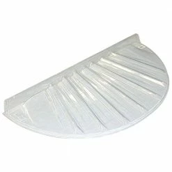 MacCourt 40 in. x 17 in. Low Profile Circular Plastic Window Well Cover