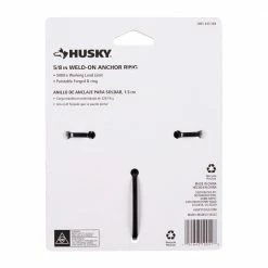 Husky 5/8 in. Weld-On Anchor Ring -Biggie Sales metallics husky tie down hardware accessories 54523 1f 1000