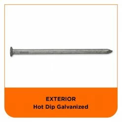 PRO-FIT 8 in. 50 lbs. Hot Dipped Galvanized Common Spike Nail (200-Count) 12 PRO-FIT 8 in. 50 lbs. Hot Dipped Galvanized Common Spike Nail (200-Count) -Biggie Sales metallics pro fit composite fasteners 54262 44 1000