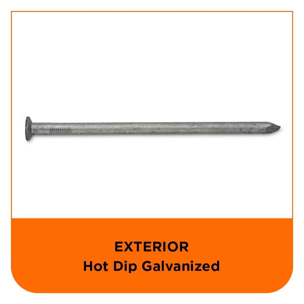 PRO-FIT 8 in. 50 lbs. Hot Dipped Galvanized Common Spike Nail (200-Count) 7 PRO-FIT 8 in. 50 lbs. Hot Dipped Galvanized Common Spike Nail (200-Count) - Image 5
