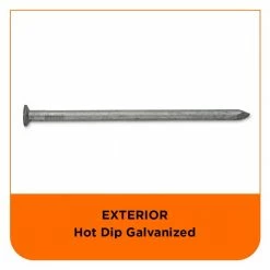 PRO-FIT 12 in. Hot Dipped Galvanized Common Spike Nail 50 lbs. (150-Count) 12 PRO-FIT 12 in. Hot Dipped Galvanized Common Spike Nail 50 lbs. (150-Count) -Biggie Sales metallics pro fit composite fasteners 54282 44 1000