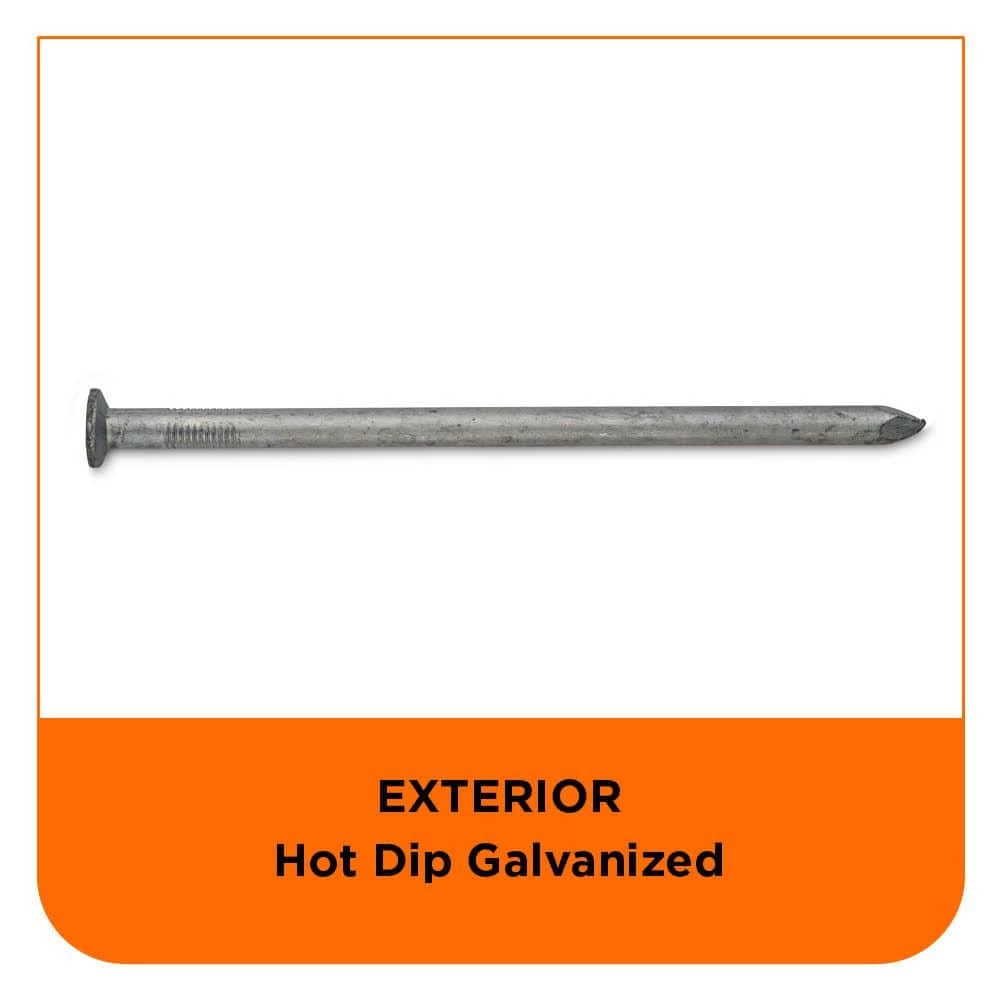 PRO-FIT 12 in. Hot Dipped Galvanized Common Spike Nail 50 lbs. (150-Count) 7 PRO-FIT 12 in. Hot Dipped Galvanized Common Spike Nail 50 lbs. (150-Count) - Image 5