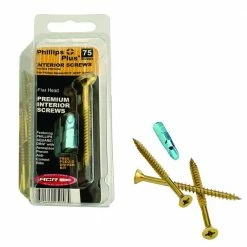 Biggie Sales 11 #10 4 in. Phillips-Square Flat-Head Wood Screws (75-Pack)