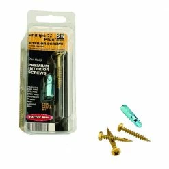 Biggie Sales 3 #7 5/8 in. Phillips-Square Pan-Head Wood Screws (25-Pack)