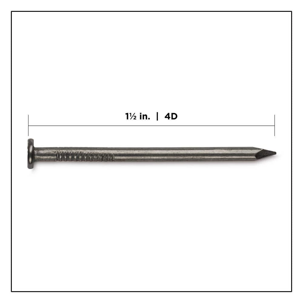 PRO-FIT 1-1/2 in. (4D) Brite Smooth Common Nail 1 lb. (268 ct) 4 PRO-FIT 1-1/2 in. (4D) Brite Smooth Common Nail 1 lb. (268 ct) - Image 2
