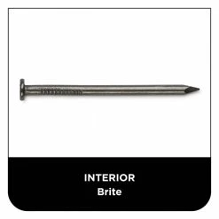 PRO-FIT 2-1/2 in. (8D) Brite Smooth Common Nail 5 lbs. (500-Count) -Biggie Sales pro fit common nails 53155 44 1000