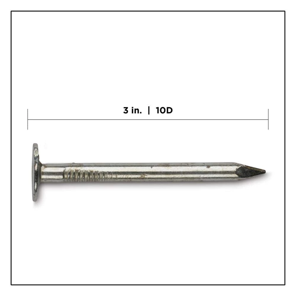 PRO-FIT 3 in. (10D) Brite Smooth Common Nail 5 lbs. (325-Count) 4 PRO-FIT 3 in. (10D) Brite Smooth Common Nail 5 lbs. (325-Count) - Image 2