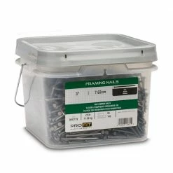 PRO-FIT 3 in. (10D) Brite Smooth Common Nail 25 lbs. (1625-Count) 11 PRO-FIT 3 in. (10D) Brite Smooth Common Nail 25 lbs. (1625-Count) -Biggie Sales pro fit common nails 53179 1f 1000