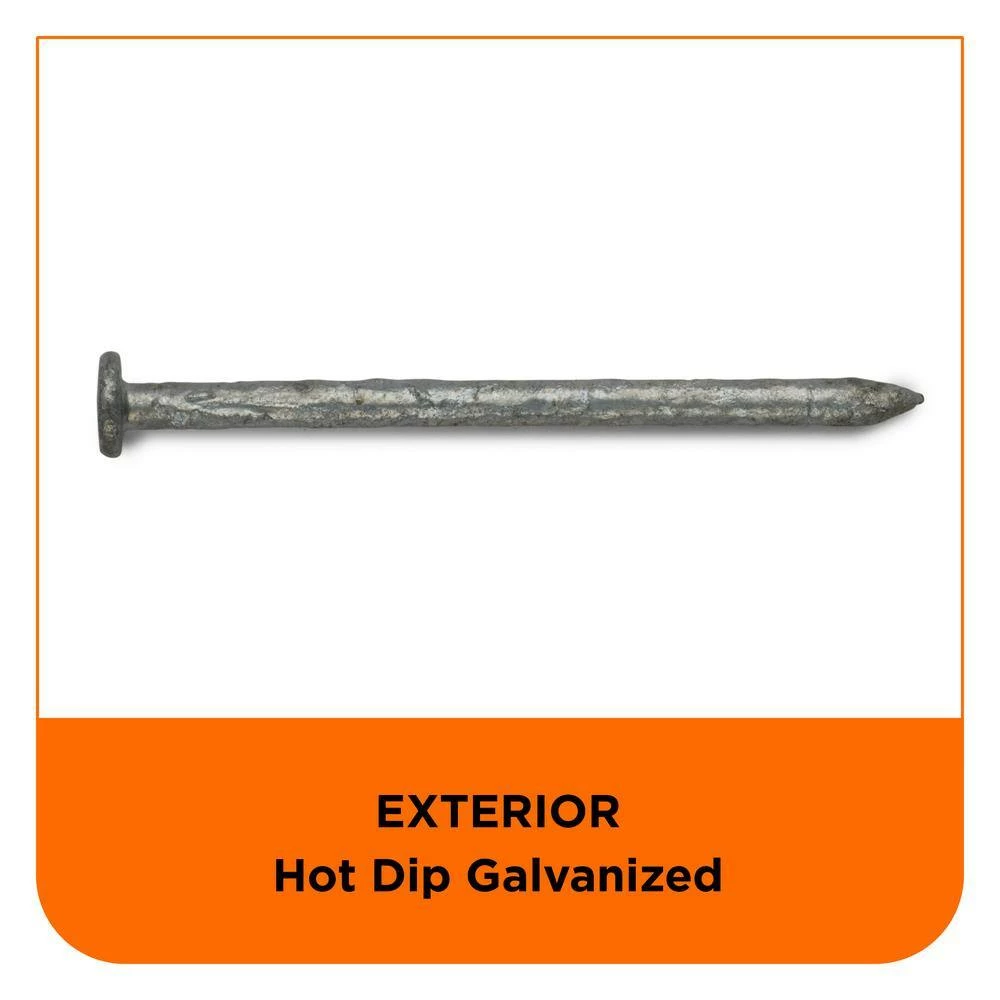 PRO-FIT 3 in. Hot Dipped Galvanized Smooth Common Nail 25 lbs. (1575-Count) 7 PRO-FIT 3 in. Hot Dipped Galvanized Smooth Common Nail 25 lbs. (1575-Count) - Image 5