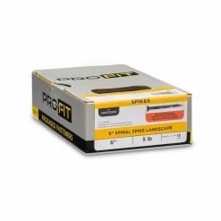 PRO-FIT 6 in. Hot Dipped Galvanized Spiral Landscape Spike 5 lbs. (65-Count) 11 PRO-FIT 6 in. Hot Dipped Galvanized Spiral Landscape Spike 5 lbs. (65-Count) -Biggie Sales pro fit composite fasteners 33245 1f 1000