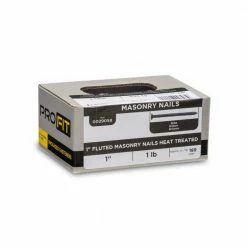 PRO-FIT 1 in. (2D) Brite Fluted Masonry Nail 1 lb. (189-Count) 11 PRO-FIT 1 in. (2D) Brite Fluted Masonry Nail 1 lb. (189-Count) -Biggie Sales pro fit framing nails 29058 1f 1000