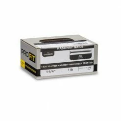PRO-FIT 1-1/4 in. (3D) Brite Fluted Masonry Nail 1 lb. (173-Count) 11 PRO-FIT 1-1/4 in. (3D) Brite Fluted Masonry Nail 1 lb. (173-Count) -Biggie Sales pro fit framing nails 29078 1f 1000