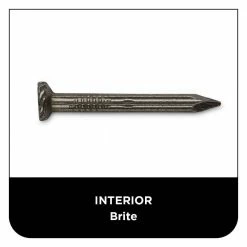 PRO-FIT 2-1/2 in. (8D) Brite Fluted Masonry Nail 1 lb. (73-Count) -Biggie Sales pro fit framing nails 29158 44 1000