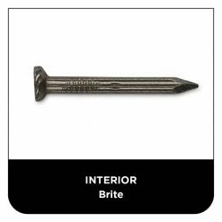 PRO-FIT 3 in. (10D) Brite Fluted Masonry Nail 1 lb. (63-Count) -Biggie Sales pro fit framing nails 29178 44 1000