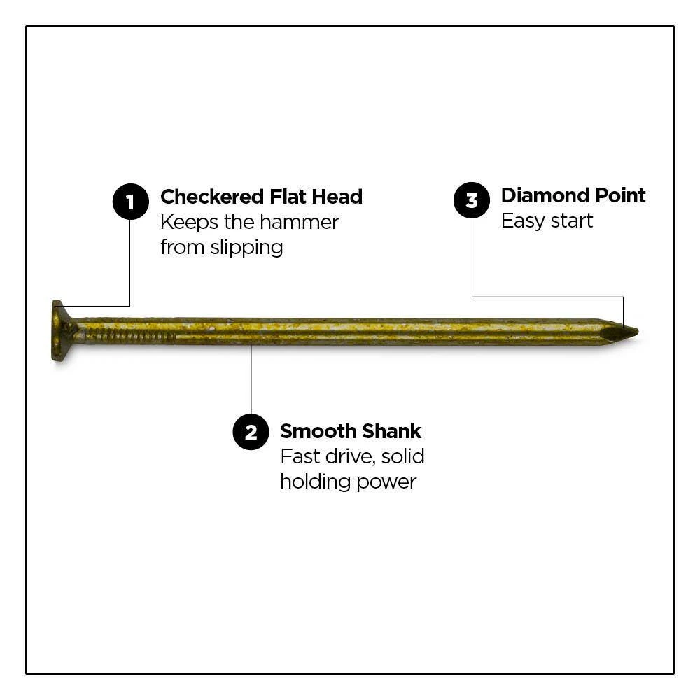 PRO-FIT 2-3/8 in. (8D) Vinyl Coated Sinker 1 lb. (141-Count) 5 PRO-FIT 2-3/8 in. (8D) Vinyl Coated Sinker 1 lb. (141-Count) - Image 3