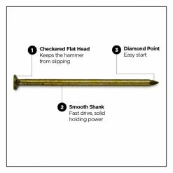 PRO-FIT 2-3/8 in. (8D) Vinyl Coated Sinker 25 lbs. (3525-Count) -Biggie Sales pro fit framing nails 65159 4f 1000