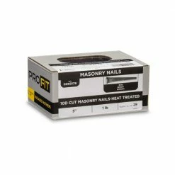 PRO-FIT 3 in. (10D) Brite Cut Masonry Nail 1 lbs. (29-Count) 11 PRO-FIT 3 in. (10D) Brite Cut Masonry Nail 1 lbs. (29-Count) -Biggie Sales pro fit framing nails 93178 1f 1000