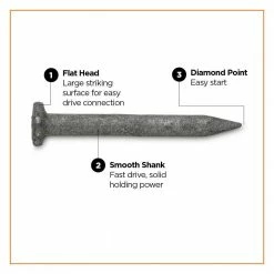 PRO-FIT 1-1/2 in. (4D) Hot Dipped Galvanized Joist Hanger 5 lbs. (600 Count) -Biggie Sales pro fit joist hanger nails 96095 4f 1000