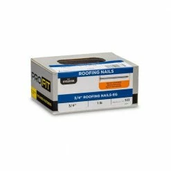 PRO-FIT 3/4 in. Electro-Galvanized Roofing Nail 1 lb. (323-Count) 11 PRO-FIT 3/4 in. Electro-Galvanized Roofing Nail 1 lb. (323-Count) -Biggie Sales pro fit roofing nails 132038 1f 1000