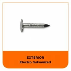 PRO-FIT 3/4 in. Electro-Galvanized Roofing Nail 1 lb. (323-Count) 12 PRO-FIT 3/4 in. Electro-Galvanized Roofing Nail 1 lb. (323-Count) -Biggie Sales pro fit roofing nails 132038 44 1000