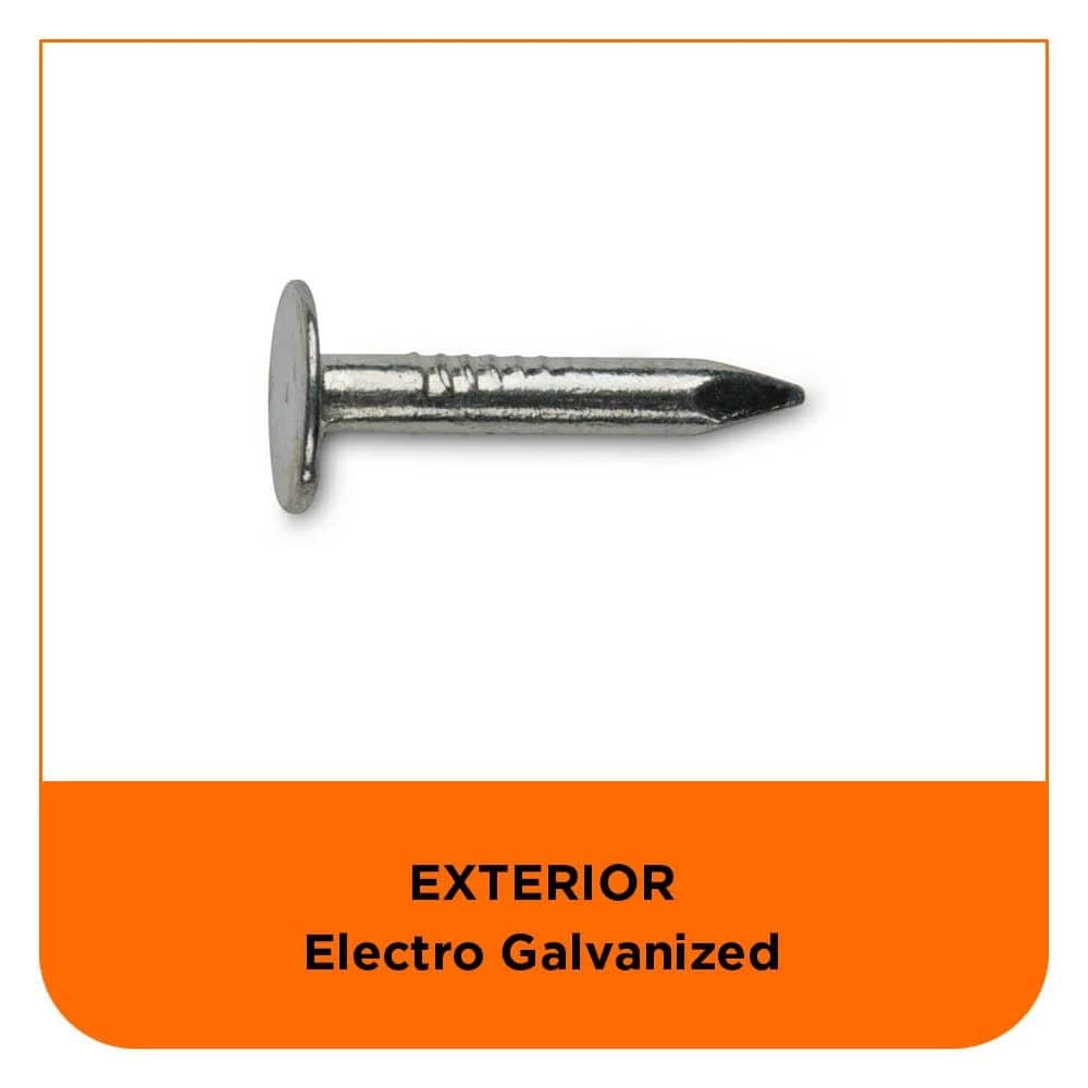 PRO-FIT 1-1/4 in. Electro-Galvanized Metal Roofing Nails (5 lbs./Box) 7 PRO-FIT 1-1/4 in. Electro-Galvanized Metal Roofing Nails (5 lbs./Box) - Image 5