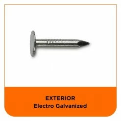 PRO-FIT 1-1/4 in. Electro Galvanized Roofing Nail 25 lbs. (5225-Count) -Biggie Sales pro fit roofing nails 132079 44 1000