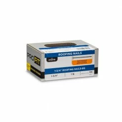 PRO-FIT 1-3/4 in Electro Galvanized Roofing Nail 1 lbs. (155-Count) 11 PRO-FIT 1-3/4 in Electro Galvanized Roofing Nail 1 lbs. (155-Count) -Biggie Sales pro fit roofing nails 132118 1f 1000