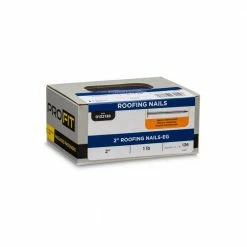 PRO-FIT 2 in. Electro Galvanized Roofing Nail 1 lb. (136-Count) -Biggie Sales pro fit roofing nails 132138 1f 1000