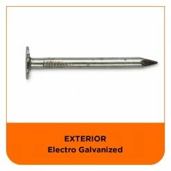 PRO-FIT 2 in. Electro Galvanized Roofing Nail 1 lb. (136-Count) -Biggie Sales pro fit roofing nails 132138 44 1000