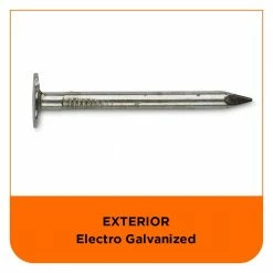 PRO-FIT 3 in. Electro Galvanized Roofing Nail 5 lbs. (465-Count) -Biggie Sales pro fit roofing nails 132175 44 1000