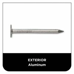 PRO-FIT 1-1/2 in. Aluminum Siding Nail 1 lb. (577-Count) -Biggie Sales pro fit siding nails 223098 44 1000