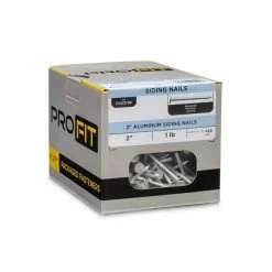PRO-FIT 2 in. Aluminum Siding Nail 1 lb. (432-Count) 11 PRO-FIT 2 in. Aluminum Siding Nail 1 lb. (432-Count) -Biggie Sales pro fit siding nails 223138 1f 1000