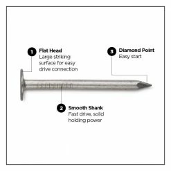 PRO-FIT 2 in. Aluminum Siding Nail 1 lb. (432-Count) 10 PRO-FIT 2 in. Aluminum Siding Nail 1 lb. (432-Count) -Biggie Sales pro fit siding nails 223138 4f 1000