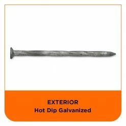 PRO-FIT 2-1/2 in. (8D) Hot Dipped Galvanized Spiral Deck Nail 5 lbs. (650-Count) 12 PRO-FIT 2-1/2 in. (8D) Hot Dipped Galvanized Spiral Deck Nail 5 lbs. (650-Count) -Biggie Sales pro fit specialty nails 10155 44 1000
