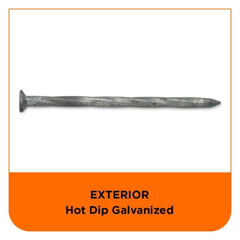 PRO-FIT 2-1/2 in. (8D) Hot Dipped Galvanized Spiral Deck Nail 5 lbs. (650-Count) 7 PRO-FIT 2-1/2 in. (8D) Hot Dipped Galvanized Spiral Deck Nail 5 lbs. (650-Count) - Image 5