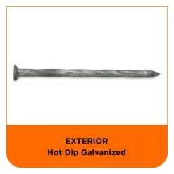 PRO-FIT 3-1/2 in. (16D) Hot Dipped Galvanized Spiral Deck Nail 5 lbs. (295-Count) -Biggie Sales pro fit specialty nails 10195 44 1000