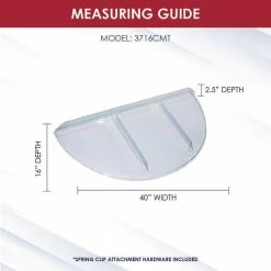 SHAPE PRODUCTS 37 in. W x 16 in. D x 2-1/2 in. H Economy Round Flat Window Well Cover 9 SHAPE PRODUCTS 37 in. W x 16 in. D x 2-1/2 in. H Economy Round Flat Window Well Cover -Biggie Sales shape products window wells accessories 3716cmt 4f 1000