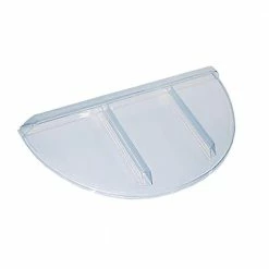 SHAPE PRODUCTS 37 in. W x 16 in. D x 2-1/2 in. H Economy Round Flat Window Well Cover