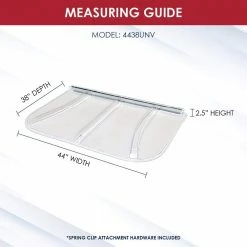 SHAPE PRODUCTS 44 in. W x 38 in. D x 2-1/2 in. H Premium Square Window Well Cover -Biggie Sales shape products window wells accessories 4438unv 1f 1000